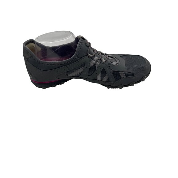 Skechers s Size 10 Gray Athletic Sneakers Mesh Synthetic Slip-On Accents - Picture 4 of 9